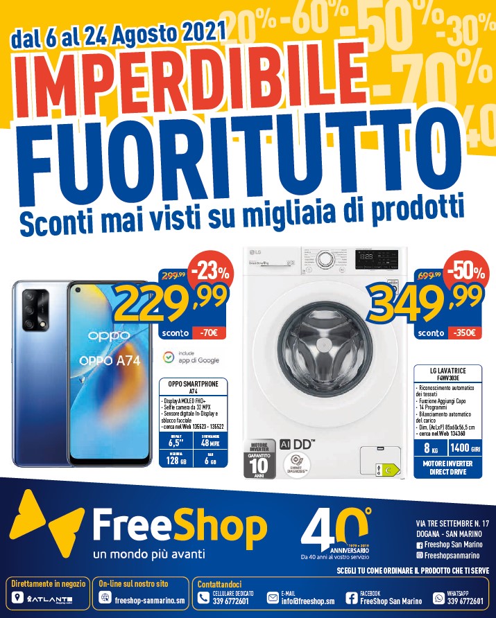 OFFERTE FREE SHOP